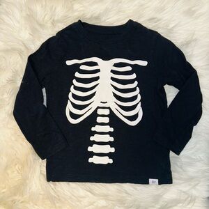 Baby Gap Toddler Boy Skeleton Long Sleeve T-Shirt (B7)